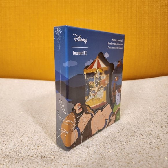 Loungefly Disney Mickey Minnie Brave Little Tailor Carousel Sliding 3" LE Pin - Picture 4 of 11